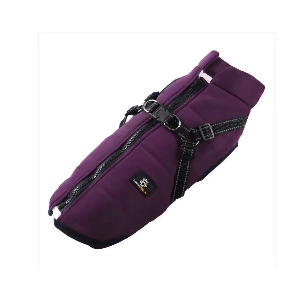 NWT Doggy Kingdom Winter Jacket for Dogs- purple, size M